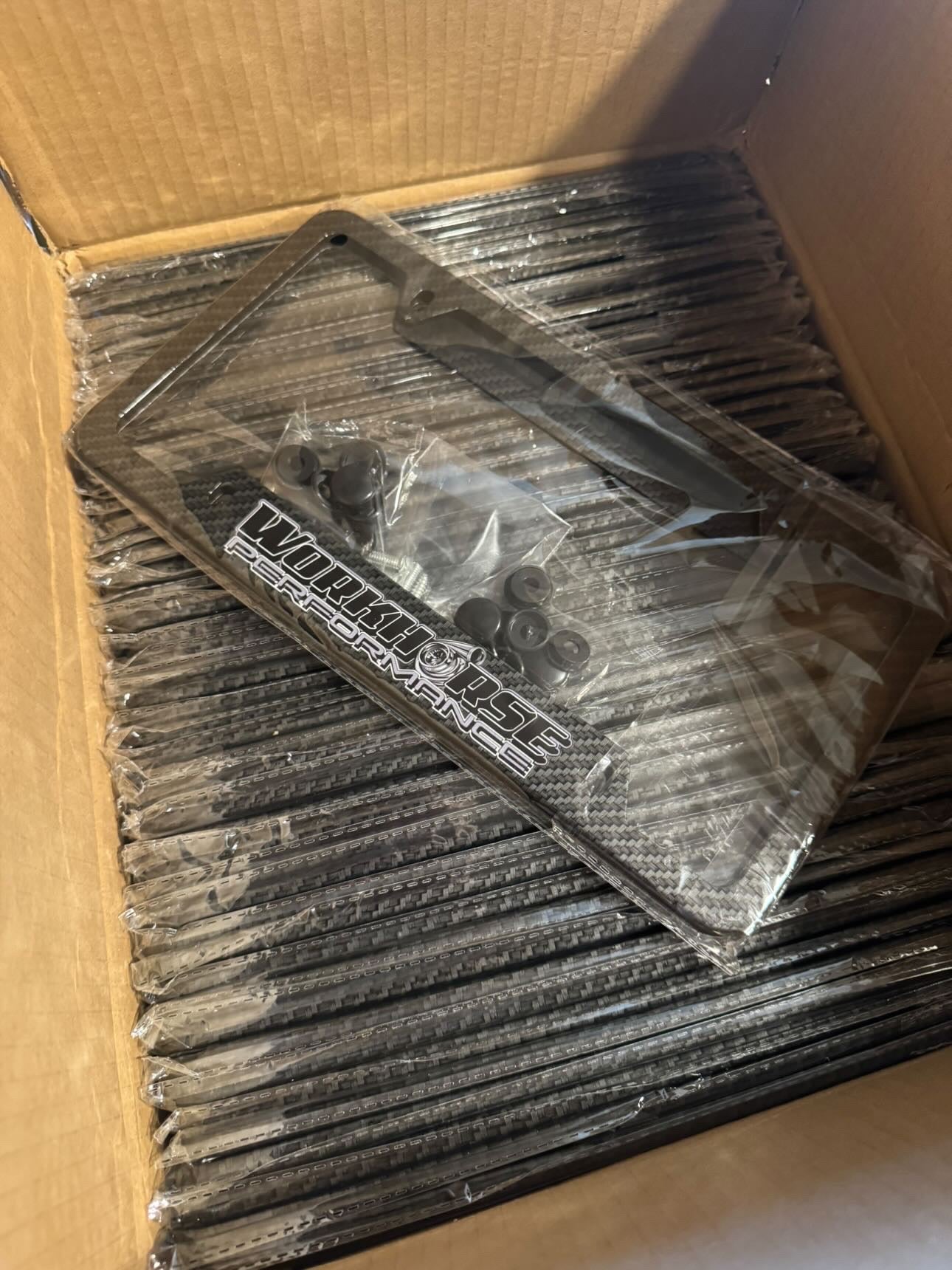 Carbon Fiber license place frame