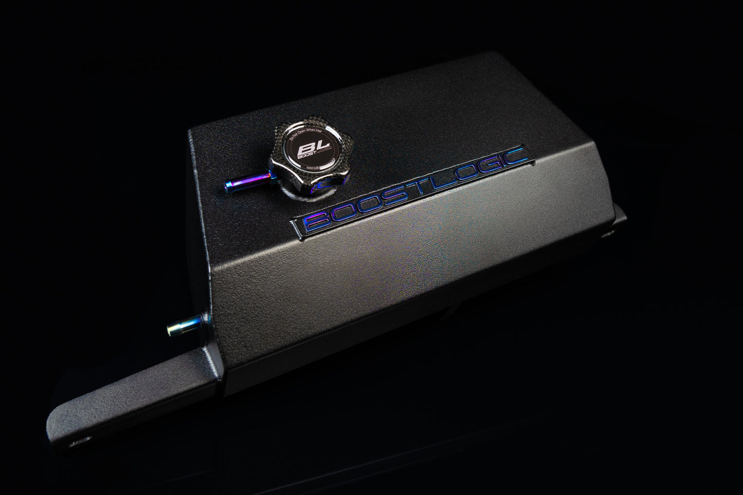 Boost Logic Titanium Coolant Reservoir for R35 GTR (Noir Edition)