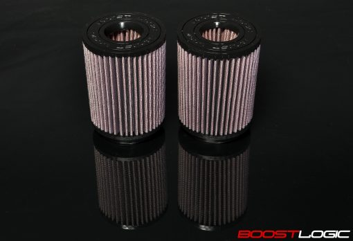 Boost Logic High Flow Air Filters with Dual Cone Inlet (Pair of 2 Filters)