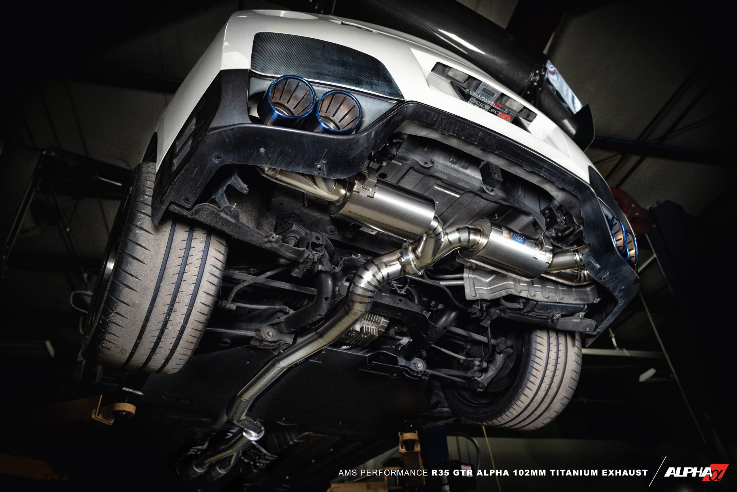 Gtr R35 Type Alpha AMS PERFORMANCE R35 GTR ALPHA 102MM TITANIUM EXHAUST – Workhorse ...