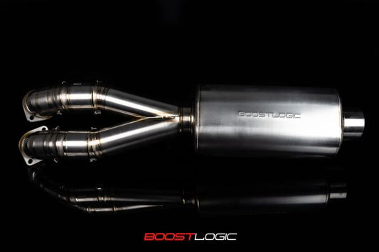 Boost Logic 4″ Exhaust Resonated Midpipe