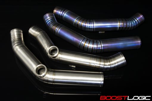 Boost Logic Titanium Upper Intercooler Pipes Nissan R35 GTR 09+