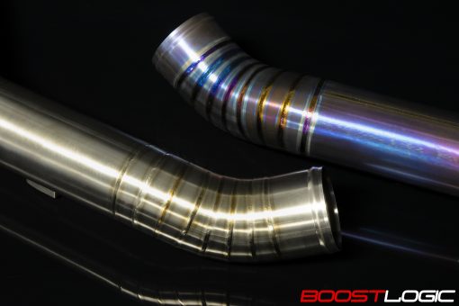 Boost Logic Titanium Upper Intercooler Pipes Nissan R35 GTR 09+