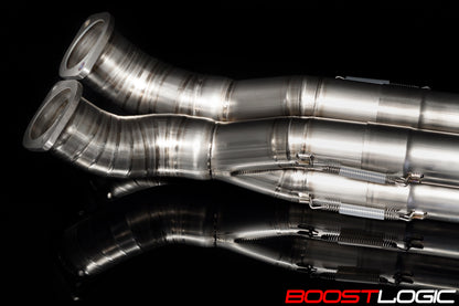 Boost Logic Formula Series Quadzilla Titanium Midpipe Nissan R35 GTR 09+